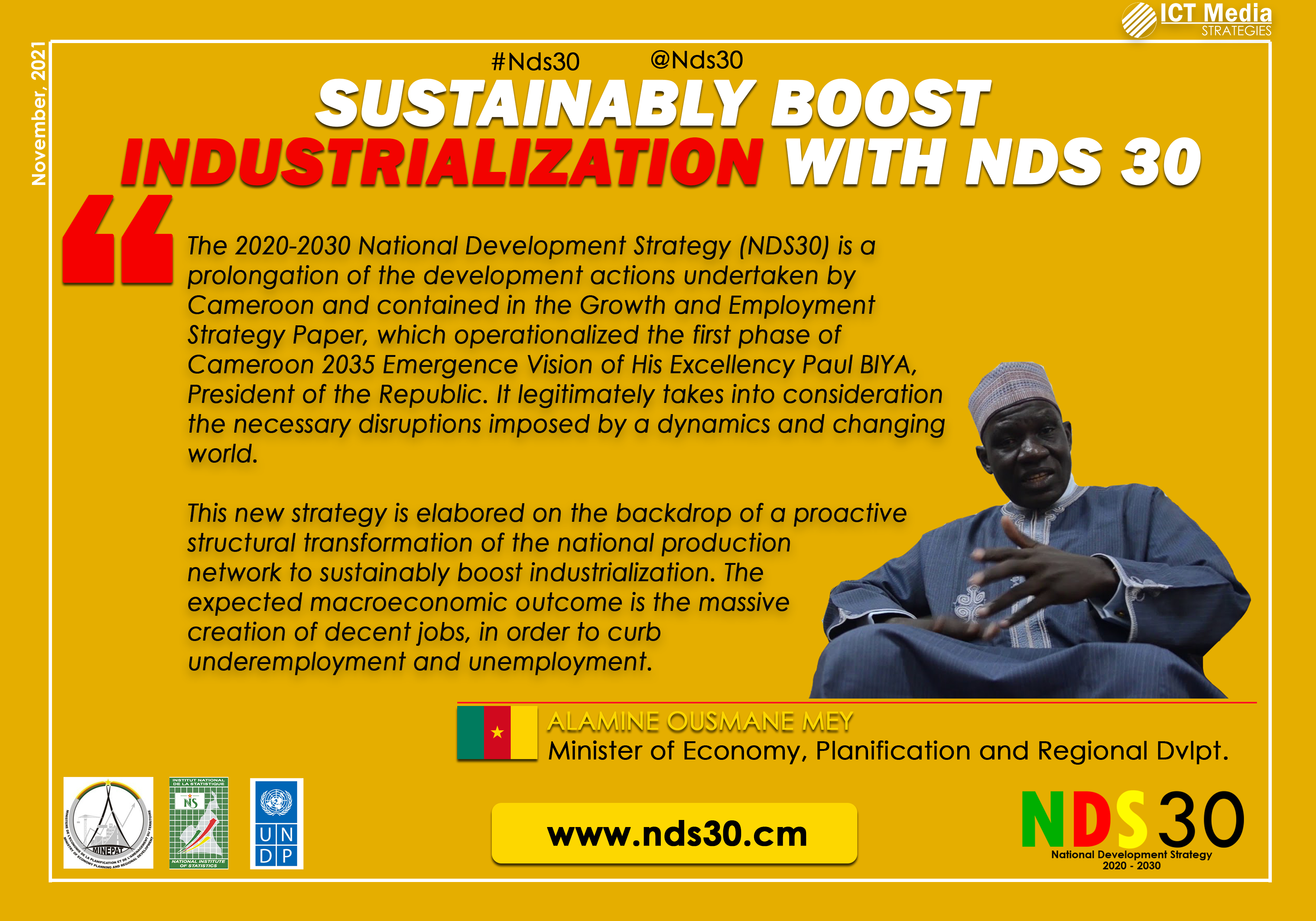 Alamine Ousmane Mey and NDS 30